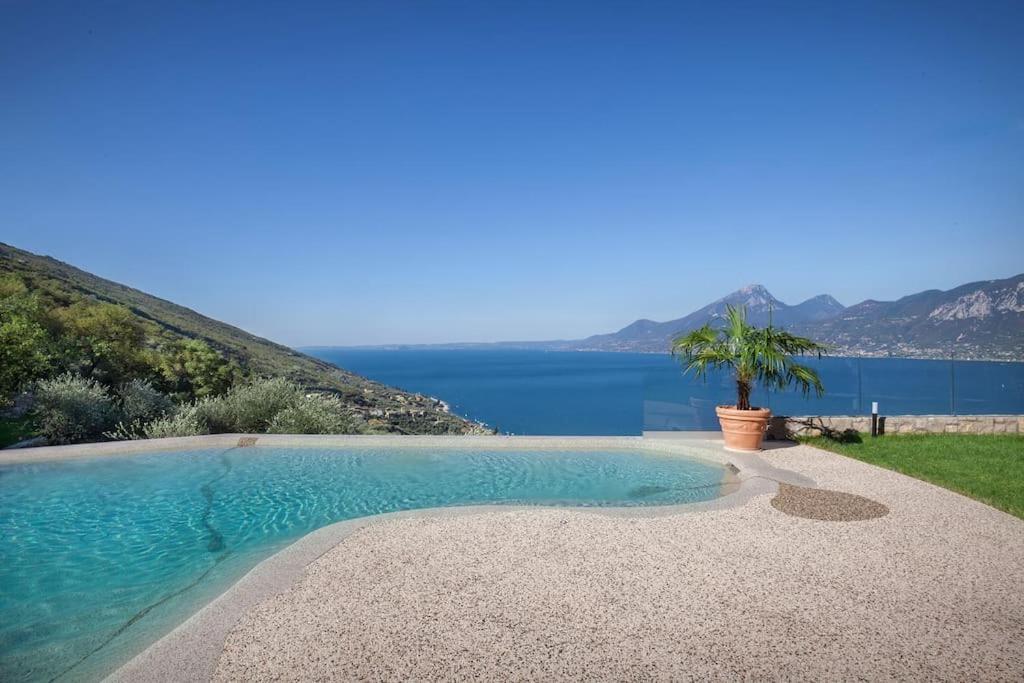 Villa Divina-Apt Armonia-Con Piscina E Vista Lago カステッレット・ディ・ブレンゾーネ エクステリア 写真